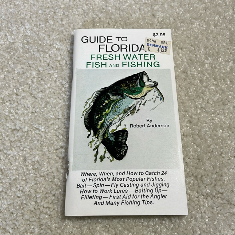 Vintage Pocket Guide to Florida Fresh Water Fish and Fishing